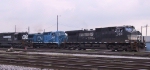 NS 9661 leads IC 2459 through the yard